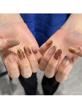 ミントリーフ バイ リート(Mint leaf by Reat)/ブラウンニュアンス