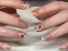 コーシェリ(koselig)/紅葉ネイル♪