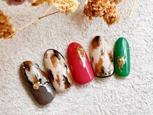 アミネイルズ(AmiNails)/アニマル柄ネイル♪