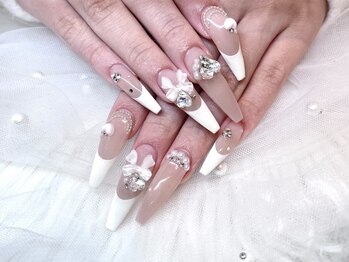 モカ 京橋(moca)/【Ayano】フレンチネイル