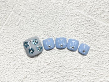 アキネイル バイ キャンアイドレッシー(Aki Nail by Can I Dressy)/フット定額ベーシックコース