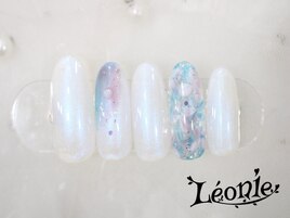 ニュアンス紫陽花ネイル