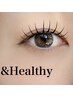〈&Healthy アンドヘルシー〉マツパ×LEDエクステ フラットラッシュ80本まで