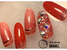 ブルージャムネイル(BLUE.JAM.nail)/キャンペーンデザイン　MAKI