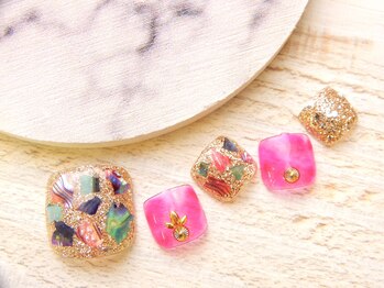 ネイルサロン ドルチェネイル 柏店(Dolce.Nail)/フットデザインコース☆足湯付き