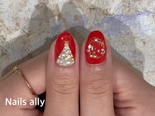ネイルズアリー 立川店(Nails ally)/ツリー×リース