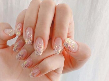 ネイルマジック 仙台一番町店(NAIL MAJIC)/キラキララメグラ☆¥8800