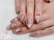 ピュア(Pure)/チェックネイル