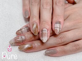 チェックネイル