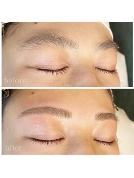 エムアンド(m&)/眉カラー+眉ワックス脱毛