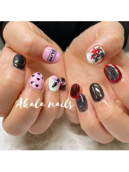 アカラネイルス(Akala nails)/BLACKPINK×ONE OK ROCK