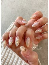 セシル(Cecile)/ホワイトクリスマスネイル