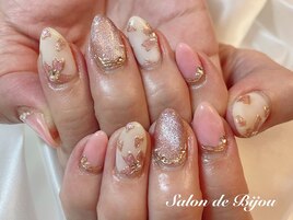 桜マグネットネイル