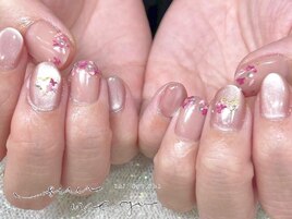 押し花ネイル