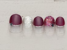 ノーネイル 大宮(NO NAIL)/ギャラクシーフレンチ ￥4990