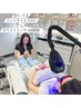 【コラボメニュー】フットネイル ワンカラー×ホワイトニング 1回照射