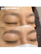 ネイルアンドアイラッシュサロン マーブル(marble)/ハリウッドブロウリフト/¥7700