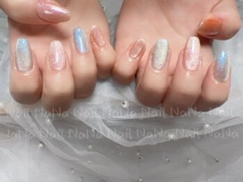 ネイルナナ(Nail NaNa)の写真/【オフ無料・全メニューケア込み】◇ワンカラー¥3980/マグネット¥4480◇いつでもお得にネイルが楽しめる♪