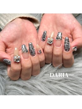 ダリア(Daria)/☆大人可愛い黒ツイード☆