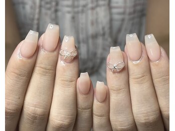 ウサギネイル 新大久保店(usagi nail)/リボンネイル