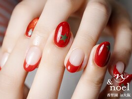 トマトカラー マグネットネイル