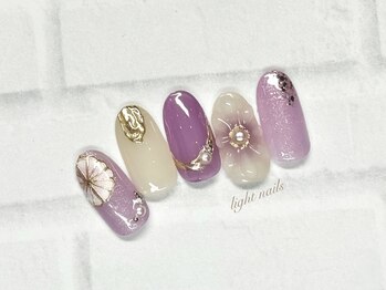 ライト ネイルズ ニシノミヤ(light nails NISHINOMIYA)/ウィンターネイル☆