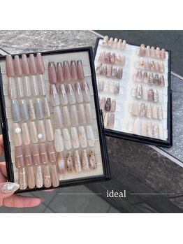 アイディール(ideal)の写真/指先をアクセサリーに、繊細で奥行きのあるアートが得意◎周りと差がつく上質なデザインをご提案♪