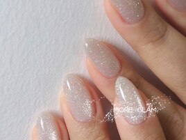 輝くフラッシュネイル