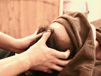 ケア(Care)の写真/【極上CBDバブルヘッドスパ＋がっつりアロマリンパマッサージ】頭先からリラックス♪眼精疲労/頭痛軽減に*