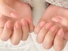 【ハンド】傷レスパラジェルベース　1色ワンカラー （甘皮ケア付）