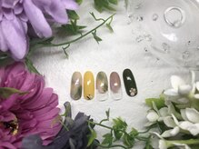 ネイルサロン&スクール ジーナ(GINA)/くすみカラーで春ネイル♪