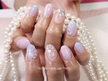 アンドシュシュネイル(&CHOU CHOU nail)/お客様ネイル　マンスリー7980