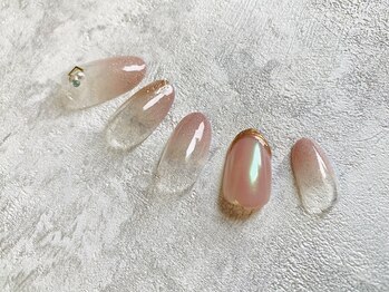 ミラネイル(Mila nail)/【定額￥5500】ラメカラーグラデ