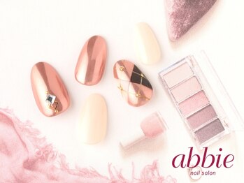 ネイルサロンアビー 北千住店(abbie)/【ミラーアーガイル】 ¥13332