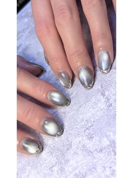 レアナネイル(Le'ana nail)/ガラスフレンチ