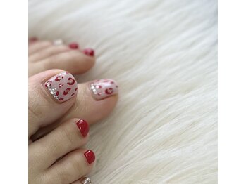 イーレ(IRE)/フットレオパード柄