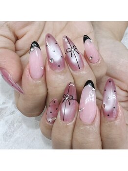 ノエル(NOEL)の写真/次世代スカルプ★【超長持ち★ワンカラーorマグネット ¥11000】スラっと伸びる美爪が女性らしさ倍増◎