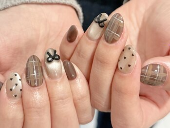 ルネネイル(Lune nail)/バレンタインネイル