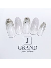 ラメグラデーションネイル