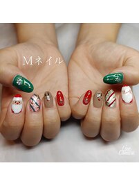 _クリスマスネイル_