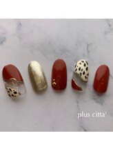 プラスチッタ(hair make salon plus citta')/ダルメシアンネイル