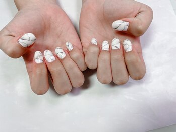 ネイルサロン ビューティーマジック 川口店/大理石ネイル