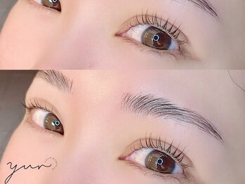 ユル 北梅田(yur)の写真/SNSで話題の次世代アイブロウ《ハリウッドブロウリフト¥4000》パリエクとセットで垢抜けeyeに＊
