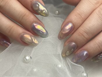 ジョアネイル(JOA Nail)/ぷっくり/ミラー/ピンク