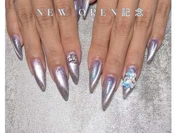 Toyale 神戸三宮 [パラジェルネイル/フィルイン/マグネット/長さだし/持ち込み]/ニュアンスネイル/神戸ネイル