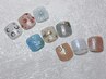 【選べる！親指デザイン】《丁寧なケア込み》フットネイル¥4400