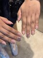 ウォルトウキョウ 池袋(WOL TOKYO)&nbsp;最近流行りの筆記体とってもかわいいです！ちゅるんワンカラー