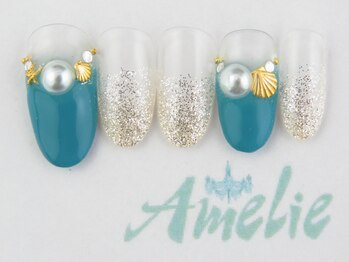 アメリ(Amelie)/フレンチ/パーツ/ラメ/貝