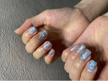 クレセント アイアンドネイル 表参道(Crescent Eye&Nail)/透明感 ぷっくりデザイン