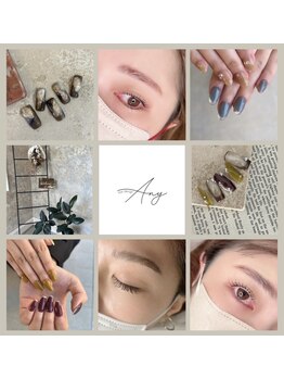 エニー(Any)の写真/名張希少◆美フォルムネイル認定サロン。手が綺麗にみえる爪のカタチにこだわったネイル。魅力的な手元へ＊
